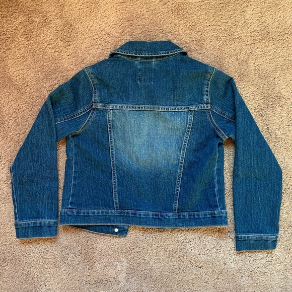 🎉 CHILDRENS PLACE Girls Jean Jacket, size M - Picture 4 of 4